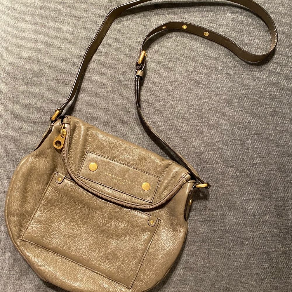 Marc by Marc Jacobs Taupe Cross-body Bag